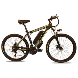 Amantiy Bike Electric Mountain Bike, 26 Inch Mountain Electric Bicycle, Brakes Electric Bikes for Adults, Air Full Suspension 350W Ebikes with Removable Lithium Battery, Recharge System Electric Powerful Bicycle