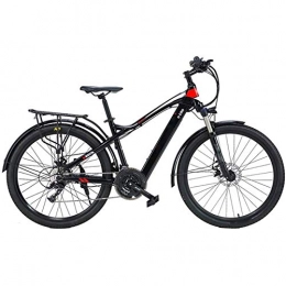 Amantiy Bike Electric Mountain Bike, Mountain Bike 21 Speed E Bike 27.5 Inches Fashion Aluminum Alloy Light Hybrid Bike Low Energy Consumption Double Disc Brake Electric Bikes Stable Performance Damping MTB Electr