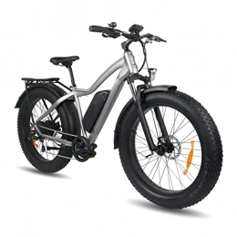 AWJ Electric Mountain Bike Electric Snow Bike 26 inch Tire 48V 750W 624WH Electric Bicycle Fat Tire Adult E Bike Powerful E-Bike