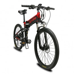 Extrbici Electric Mountain Bike Extrbici Mountain Bike XF770 500W 48V 27 Speed Spoke Wheel Foldable Aluminum Alloy Frame Dual Hydraulic Disc Brake Electric Bicycle