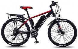 Fangfang Bike Fangfang Electric Bikes, Adult 26 Inch Electric Mountain Bikes, 36V Lithium Battery Aluminum Alloy Frame, With Multi-Function LCD Display 5-gear Assist Electric Bicycle, E-Bike (Color : A, Size : 8AH)