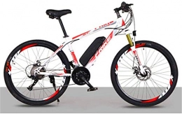 Fangfang Electric Mountain Bike Fangfang Electric Bikes, Electric Mountain Bike, 26-Inch Hybrid Bicycle / (36V8Ah) 27 Speed 5 Speed Power System Mechanical Disc Brakes Lock Front Fork Shock Absorption, Up to 35KM / H, E-Bike