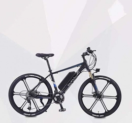 GASLIKE Bike GASLIKE Adult 26 Inch Electric Mountain Bike, 36V Lithium Battery 27 Speed Electric Bicycle, High-Strength Aluminum Alloy Frame, Magnesium Alloy Wheels, C, 30KM