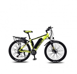 GASLIKE Bike GASLIKE Adult 26 Inch Electric Mountain Bikes, 36V Lithium Battery Aluminum Alloy Frame, With Multi-Function LCD Display 5-gear Assist Electric Bicycle, C, 13AH