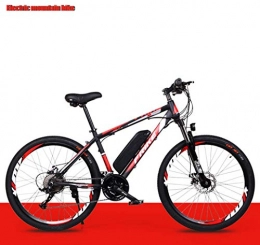 GASLIKE Bike GASLIKE Adult 26Inch Electric Mountain Bike Mens, 21 speed Beach Snowm Electric Bicycle, City Road Electric Bikes, 36V 8AH Lithium Battery, A