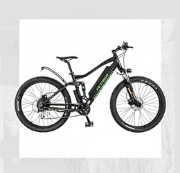 GASLIKE Bike GASLIKE Adult 27.5 Inch Electric Mountain Bike, All-terrain Suspension Aluminum alloy Electric Bicycle 7 Speed, With Multifunction LCD Display, A, 70KM