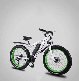 GMZTT Bike GMZTT Unisex Bicycle Adult Fat Tire Electric Mountain Bicycle, 36V Lithium Battery Electric Bicycle, High-Strength Aluminum Alloy 27 Speed 26 Inch 4.0 Tires Snow Bikes (Color : B, Size : 70KM)