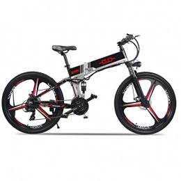 GUNAI Electric Mountain Bike GUNAI Electric Mountain Bike, 26 inches Folding E-bike with Removable Battery, 21-speed Shimano Transmission System