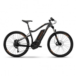 HAIBIKE Electric Mountain Bike HAIBIKE Sduro HardSeven 6.0 27.5 Inch Pedelec E-Bike MTB Black / Grey / Bronze 2019, Schwarz / Titan / Bronze, S