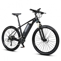 HLeoz Electric Mountain Bike HLeoz Electric Mountain Bike, 27.5'' E-Bike Carbon Fiber Material Electric Bicycle 36V 10.5Ah Removable Large Capacity Lithium-Ion Battery Super Endurance 230km