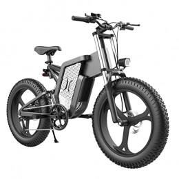 HMEI Electric Mountain Bike HMEI EBike 500W Electric Bike 20 inch Electric Bicycle Fat Bike Beach Bike Cruiser 48V Lithium Battery Electric Mountain Bike with 28 MPH Electric Bike Max Load 330lbs (Size : 15AH)