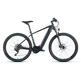 HMEI Electric Mountain Bike HMEI EBike Electric Bike Adult, 27.5" Ebike 240W 15.5 MPH Electric Mountain Bike with 36V12.8ah Removable Battery, LCD Display 10 Speed Gear Bike for Men Women (Color : Black blue)