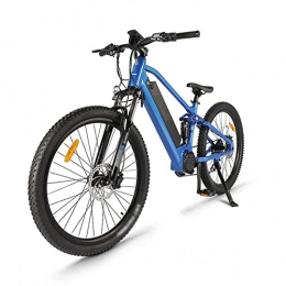 HMEI Electric Mountain Bike HMEI Electric Bike Adults 750W Motor 48V 25Ah Lithium- Ion Battery Removable 27.5' Fat Tire Ebike Snow Beach Mountain E-Bike (Color : BLU with Spare Batt)