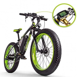 HNHM 48V 1000W 17Ah 21-speed Mountain Snow electric bike 26inch electric bike-green_CHINA