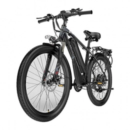 HWOEK Electric Mountain Bike HWOEK Electric Mountain Bike for Adult, 26 Inch 400W Electric Bicycle 48V 10Ah Removable Large Capacity Lithium-Ion Battery 21 Speed Gear Dual Disc Brakes for Commuting, Red