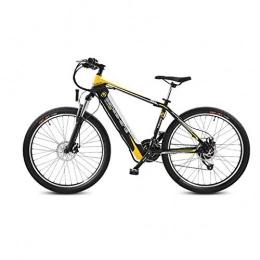 JAEJLQY Electric Mountain Bike JAEJLQY Mountain Bike Electric bicycle 48V high speed motor electric road bicycle Retro ebike lightweight frame Comfortable saddle road, Yellow