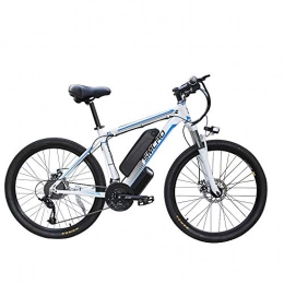 JASSXIN Bike JASSXIN Electric Mountain Bike (48V 350W), Electric Bike with Removable Battery 21 Speed Change Bike, Electric Bike 21 Speed Gear Three Working Modes, Blue