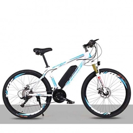 KT Mall Bike KT Mall Electric Bike for Adults 26 in Electric Bicycle with 250W Motor 36V 8Ah Battery 21 Speed Double Disc Brake E-bike 3 Riding Systems Maximum Speed 35Km / h, White