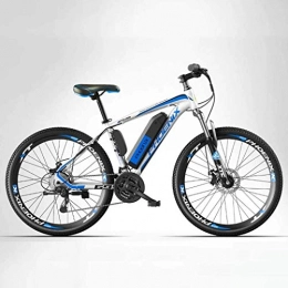 LAMTON Electric Mountain Bike LAMTON Electric Bike, 26" Mountain Bike for Adult, All Terrain 27-speed Bicycles, 50KM Pure Battery Mileage Detachable Lithium Ion Battery, Smart Mountain Ebike for Adult