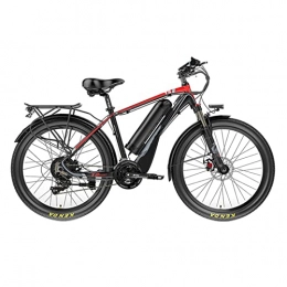 LDGS Electric Mountain Bike LDGS ebike Electric Bike For Adults 500W 48V Mountain Electric Bikes For Men, 26 inch wheels 20 MPH Electric Bicycle 10ah Lithium Battery Ebike (Color : Black)