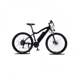 Liangsujian Electric Mountain Bike Liangsujian 27.5-inch Electric Bike 500W48V Electric Motorcycle Variable Speed Mountain Bike Ladies And Men's High Power Electric Bike (Color : Black)