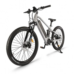 LWL Electric Mountain Bike LWL Electric Bikes for Adults Electric Bike Adults 750W Motor 48V 25Ah Lithium-Ion Battery Removable 27.5'' Fat Tire Ebike Snow Beach Mountain E-Bike (Color : Gray)