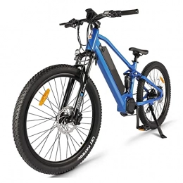 LWL Electric Mountain Bike LWL Electric Bikes for Adults Electric Bikes for Adults Men 750W 48V Powerful Full Suspension Electric Bicycle 27.5inch Wheel Mountain Road E Bike (Color : Blue)