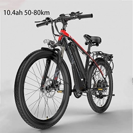 Macro Electric Mountain Bike Macro Electric Bike 26'' Electric Mountain Bike 400w 120km Adults Ebike with Removable 10.4 / 12Ah Battery, 2 wheels Shock absorber For commuting outdoor cycling work, 3