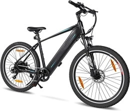 YUANLE Electric Mountain Bike Men Adults 7 Speed Electric Mountain Bike 27.5” 250W Cell Lithium-ion Integrated Battery 36V 14.5Ah E-Bicycle E-Mountain Bike