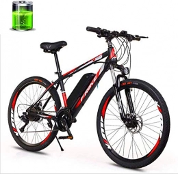 min min Electric Mountain Bike min min Bike, Adult Electric Mountain Bike, 26-Inch 27-Speed City Bike, 10AH Lithium Battery 36V250W Motor, Endurance 50 Kilometers, Hard Tail Electric Bike