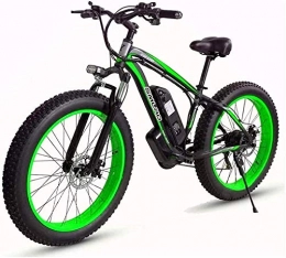 MQJ Electric Mountain Bike MQJ Ebikes 26 inch Snow Bike, 48V 1000W Electric Mountain Bike, 17.5Ah Lithium Moped, 4.0 Fat Tire Bike / Hard Tail Bike / Adult Off-Road Men and Women, E, 1