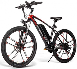 MQJ Electric Mountain Bike MQJ Ebikes Sm26 Electric Mountain Bike for Adults, 350W 21 Speed Ebike 48V 8Ah Lithium-Ion Battery 3 Working Modes, 26" City Bike Bicycles for Men Women