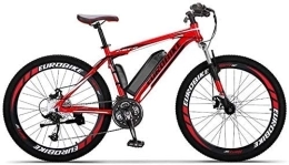 Mu Electric Mountain Bike MU Adult Electric Mountain Bike, 36V Lithium Battery, Aerospace Aluminum Alloy 27 Speed Electric Bicycle 26 inch Wheels, a, 40Km