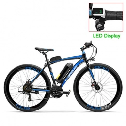 NYPB Bike NYPB Electric Bikes for Adults, 700C Electric Bike 36V 10Ah / 15Ah / 20Ah Battery E Bike Both Disc Brake, Aluminum Alloy Frame 300W Motor Road Bicycle Unisex Bicycle, Black blue, 36V 15AH