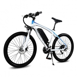 paritariny Bike paritariny Electric Bike 26-inch electric mountain bike smart pas 48V lithium Ba-ttery 250W rear wheel e-bike 27 variable speed adult electric (Color : Blue)