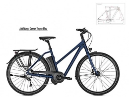 Raleigh Electric Mountain Bike Raleigh LEEDS 9 9G 14.5AH 36V E-Bike Pedelec / Shimano Alivio 9 Speed Men's Diamond 60XL Blue