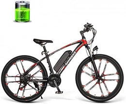RDJM Electric Mountain Bike RDJM Ebikes 26 inch mountain cross country electric bike 350W 48V 8AH electric 30km / h high speed suitable for male and female adults