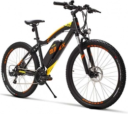 RDJM Electric Mountain Bike RDJM Ebikes, Adult 27.5 Inch Mountain Electric Bike, 48V 13AH Lithium Battery 400W Electric Bikes, 21 Speed Aerospace Grade Aluminum Alloy Off-Road Electric Bicycle