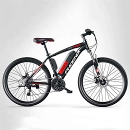 RDJM Electric Mountain Bike RDJM Ebikes, Adult Mens Mountain Electric Bike, 250W Electric Bikes, 27 speed Off-Road Electric Bicycle, 36V Lithium Battery, 26 Inch Wheels (Color : B, Size : 8AH)
