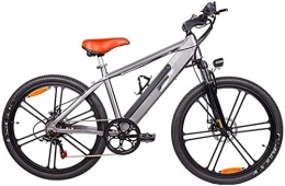 RDJM Electric Mountain Bike RDJM Electric Bike Adult Electric Mountain Bike, 26-Inch Urban Commuter E-Bike Aluminum Alloy Shock Absorber Front Fork 6-Speed 48V / 10AH Removable Lithium Battery 350W Motor Unisex