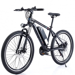 Rstar Electric Mountain Bike Rstar Electric Bike Electric Mountain Bikes with 26" Tire 350W Motor, 21 Speed Gears, Removable 48V 10.5AH Lithium-Ion Battery E-Bike for Adult