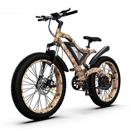 WZW Electric Mountain Bike S18 Adults 1500W Mountain Electric Bike 26inch 4.0 Fat Tire Ebike Kit 48V 14Ah Beach Snow City Electronic Bicycle for Mens Women's