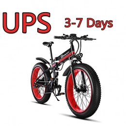 Shengmilo Electric Mountain Bike Shengmilo 26 Inches Electric Snow Bike, 1000W 48V 13ah Folding Fat Tire Mountain Bike MTB Shimano 21 Speed E-bike Pedal Assist Hydraulic Disc Brake