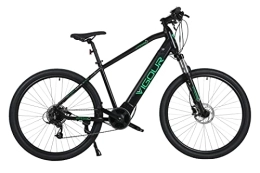 Vitesse Electric Mountain Bike Vitesse Unisex's VIGOUR MTB cm Electric Bike 27.5 INCH 46CM E, Black, 18, VIT0030