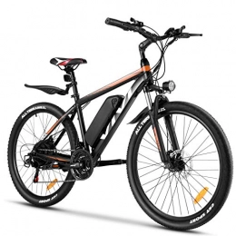 Vivi Bike VIVI Electric Bike 26" Electric Mountain Bike 350W Adult Electric Bicycle / Electric Commuter Bike, Ebike with Removable 10.4Ah Battery, Professional Shimano 21 Speed (Yellow)