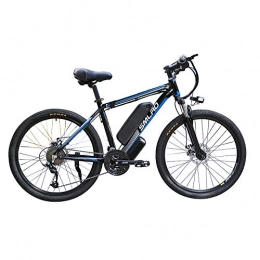 WFIZNB Electric Mountain Bike WFIZNB Electric mountain bikes, 26'' electric bike with removable 48V13AH lithi Off-road bikes with super lightweight magnesium al, dark blue