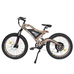 WOkismx Bike WOkismx Electric Bicycle Fat Tire Electric Mountain Bike Electric Bicycle Beach Cruiser Snow Bike 1500W 48V 14Ah Lithium Battery