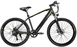 XBSLJ Electric Mountain Bike XBSLJ Electric Bikes, Folding Bikes Mountain Bike Removable Lithium Battery Front Rear Disc Brake 26 inch 350W Brushless Motor 27 Speed 48V 10Ah for Adults-Black