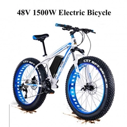 XTD Electric Mountain Bike XTD Upgrade 48V 1500w Electric Mountain Bicycle 26 Inch Fat Tire E-Bike 50-60km / h Cruiser Mens Bike Full Suspension Lithium Battery Adult MTB Dirtbike A