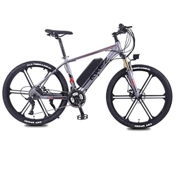 YQ&TL Electric Mountain Bike YQ&TL Variable Speed Bike, 26 Inch Adult Mountain Bike, 36V 8HA Lithium Battery 350W Electric Bikes, 27 Speed Aluminum Alloy Off-road Bike B